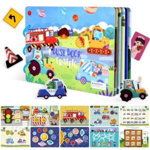 ASTARON Montessori Busy Book - Zabawka edukacyjna dla dzieci