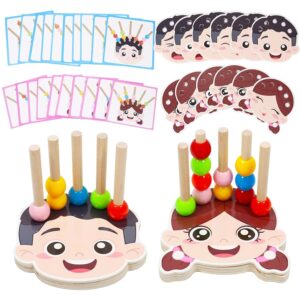 Booaee Montessori drewniana zabawka edukacyjna