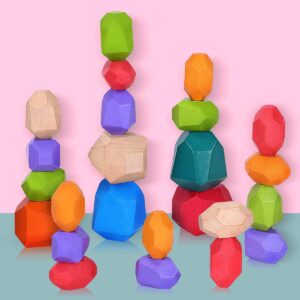 Japace Montessori drewniane zabawki balansujące 24 szt