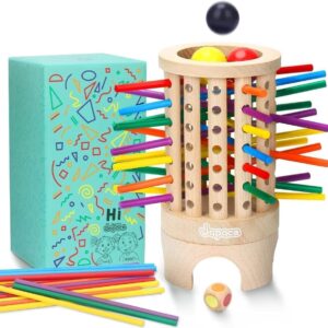 Japace Montessori gra planszowa z pałeczkami