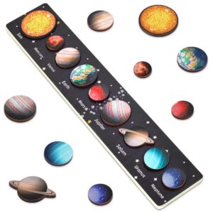 Kosmiczne puzzle Montessori dla dzieci