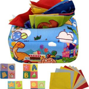 Montessori kostka sensoryczna dla niemowląt